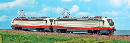 ACME 60640 - H0 - 2-tlg. E-Lok Set E.402B Frecciabianca (1 Dummy), Ep. VI, FS
